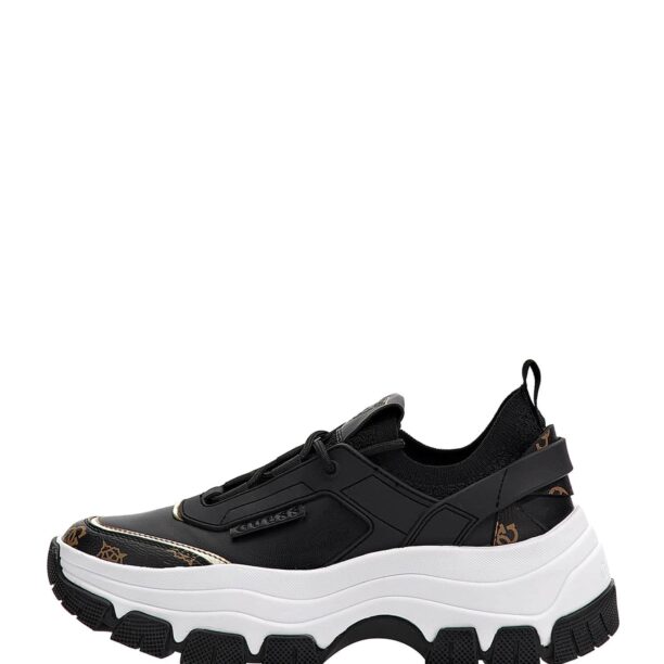 GUESS Sneaker low 'Braydin'  bronz / negru / alb