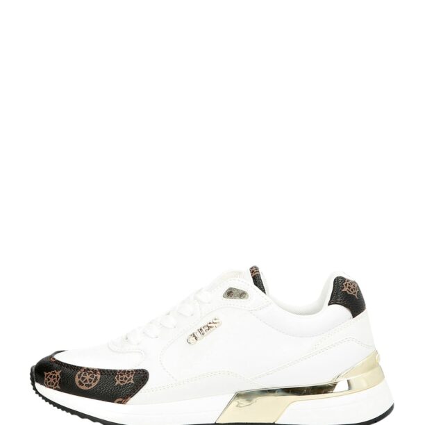 GUESS Sneaker low 'MOXEA'  maro / maro închis / alb