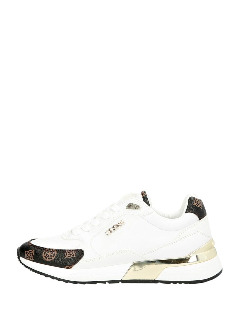 GUESS Sneaker low 'MOXEA'  maro / maro închis / alb