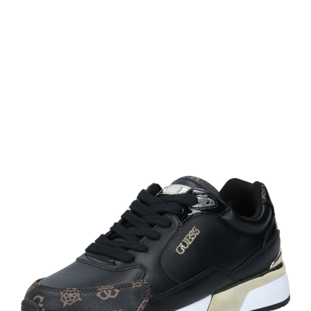 GUESS Sneaker low  maro / auriu / negru