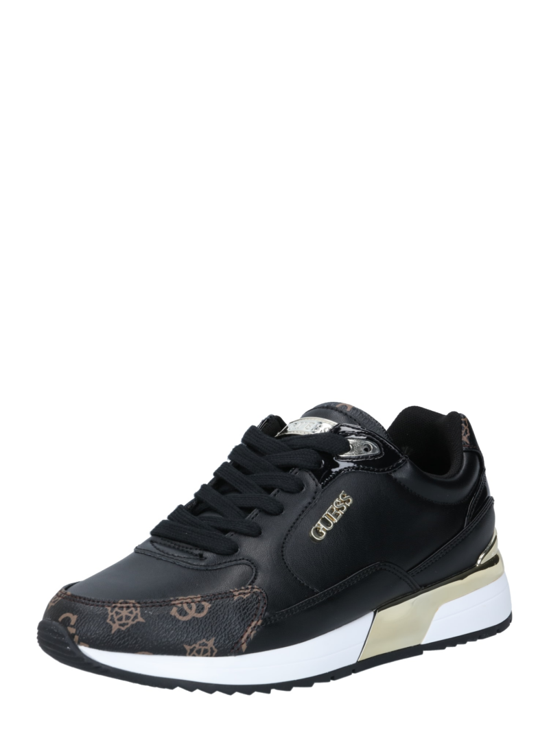 GUESS Sneaker low  maro / auriu / negru