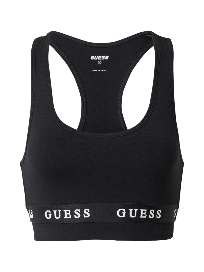 GUESS Sutien sport 'Aline'  negru / alb