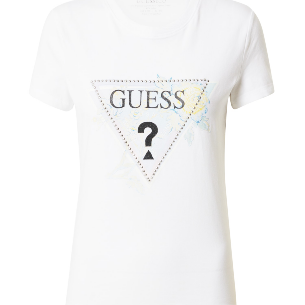 GUESS Tricou 'Alva'  albastru deschis / roz / negru / alb