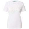 GUESS Tricou 'Genny'  crem / turcoaz / alb