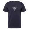 GUESS Tricou 'JIMMY'  bleumarin / alb