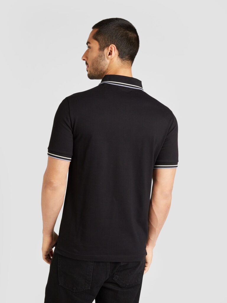 GUESS Tricou 'LYLE'  gri / negru / alb preţ