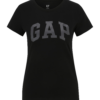 Gap Petite Tricou  gri metalic / negru