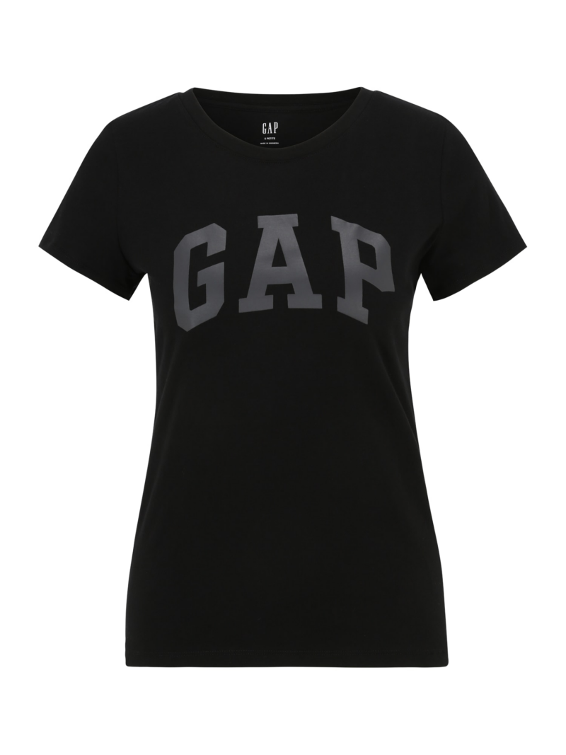 Gap Petite Tricou  gri metalic / negru