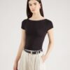 Gina Tricot Tricou  negru