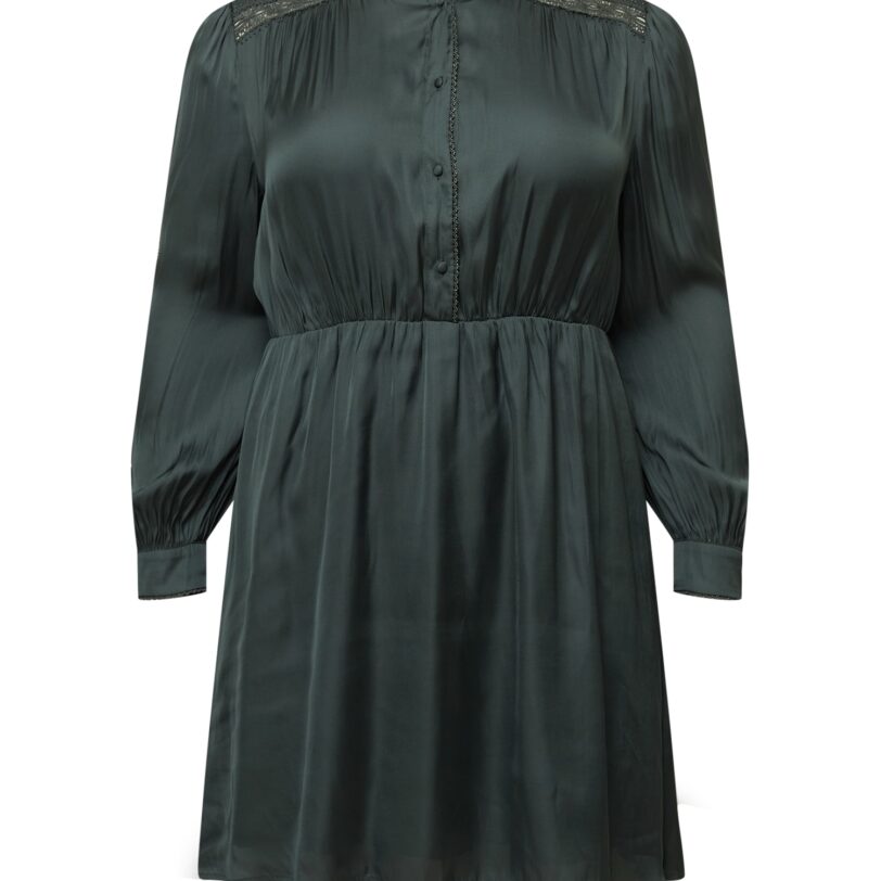 Guido Maria Kretschmer Curvy Rochie tip bluză 'Nathalie'  verde închis