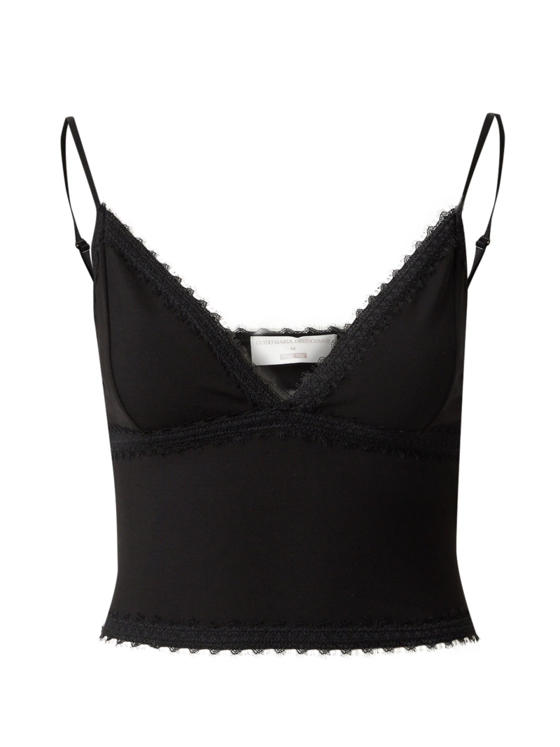 Guido Maria Kretschmer Women Top 'Hilde'  negru