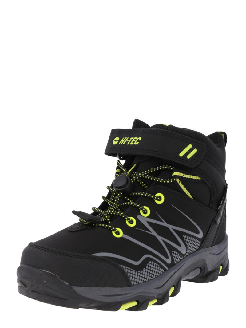 HI-TEC Botine 'Blackout'  galben neon / negru