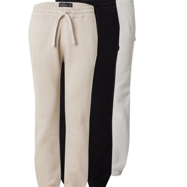 HOLLISTER Pantaloni  maro cappuccino / gri / negru