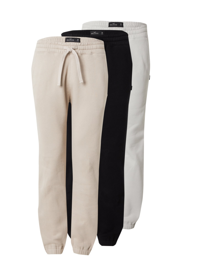 HOLLISTER Pantaloni  maro cappuccino / gri / negru