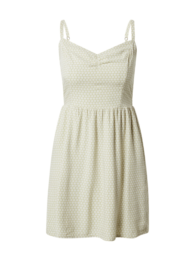 HOLLISTER Rochie de vară 'APAC'  verde pastel / alb