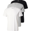 HOLLISTER Tricou  gri deschis / negru / alb