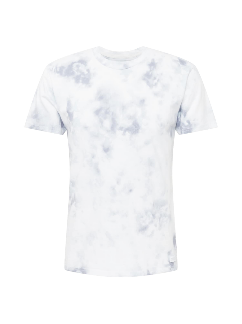 HOLLISTER Tricou  gri / gri deschis / alb