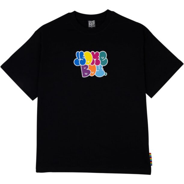 HOMEBOY Tricou 'Bubbles'  albastru regal / galben / mov închis / negru