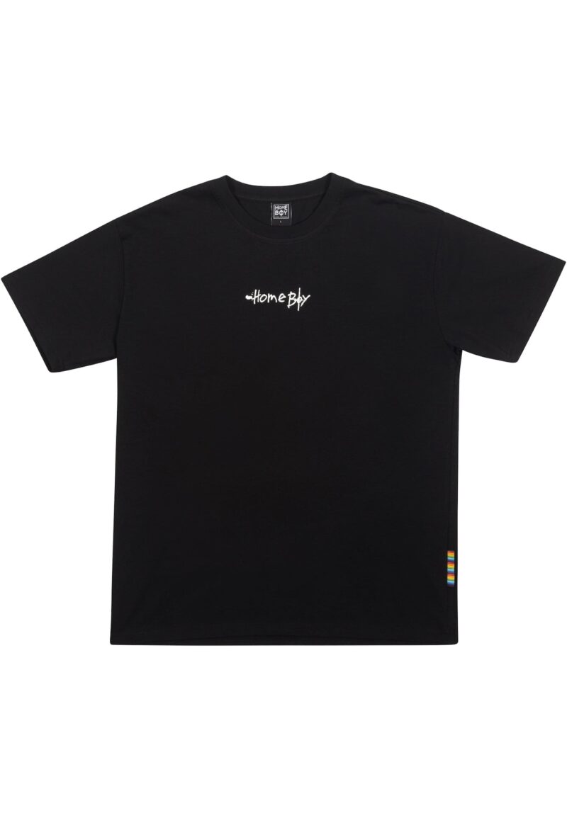 HOMEBOY Tricou  negru / alb