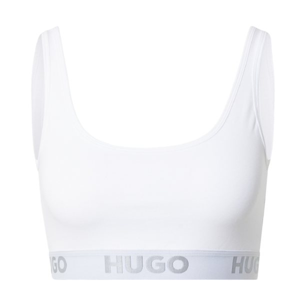 HUGO Sutien  argintiu / alb murdar