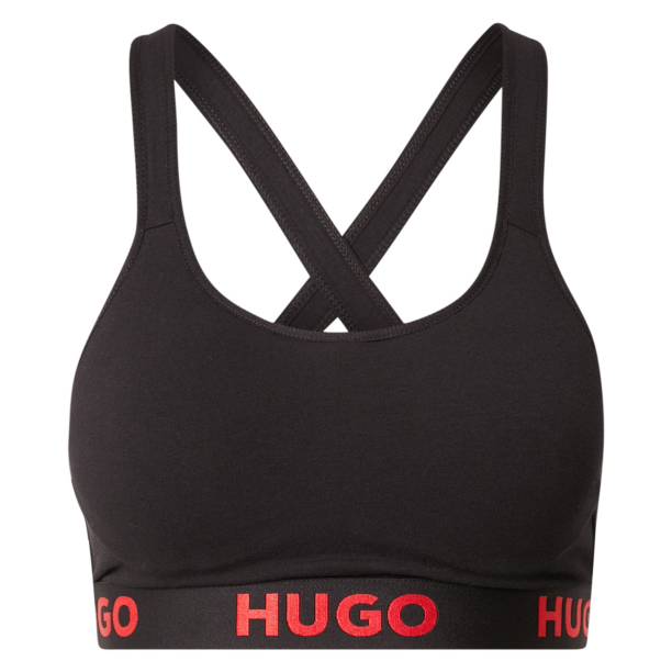 HUGO Sutien  roșu orange / negru