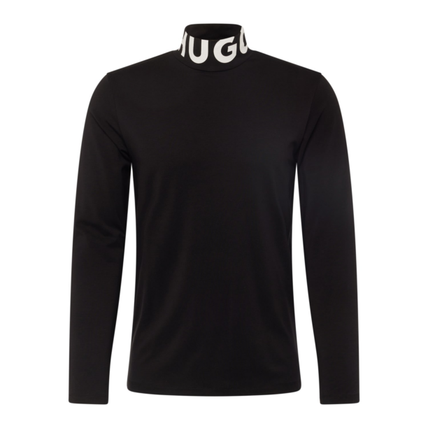 HUGO Tricou 'Dardini'  negru / alb