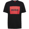 HUGO Tricou 'Dulive222'  roșu deschis / negru