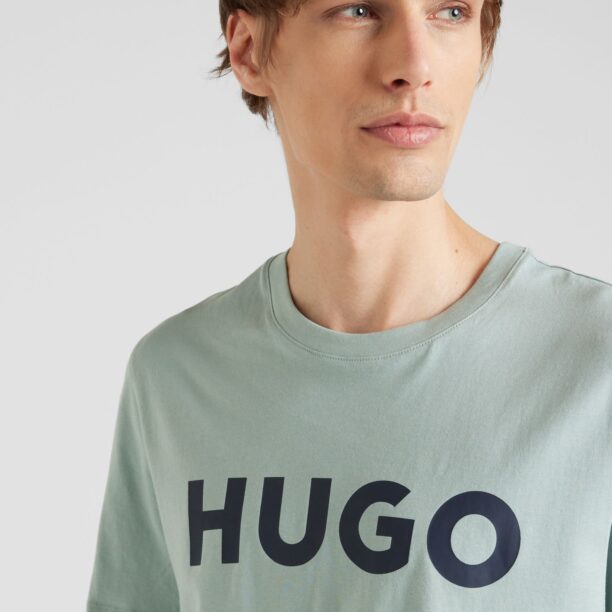 Cumpăra HUGO Tricou 'Dulivio'  albastru marin / verde mentă