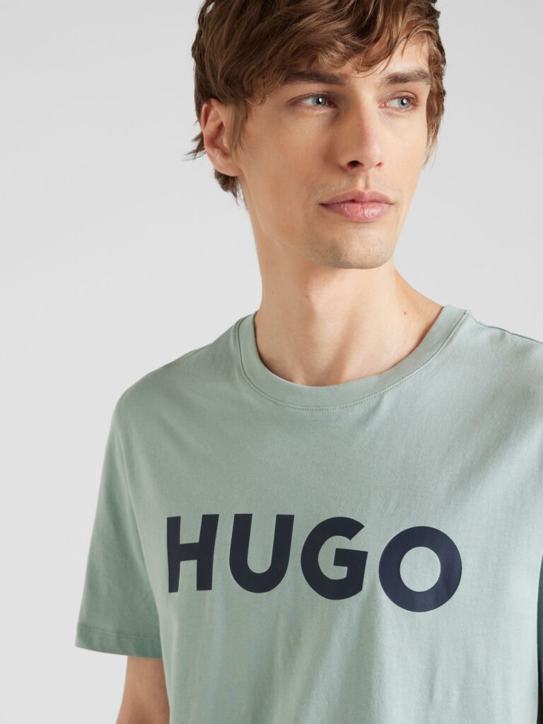 Cumpăra HUGO Tricou 'Dulivio'  albastru marin / verde mentă