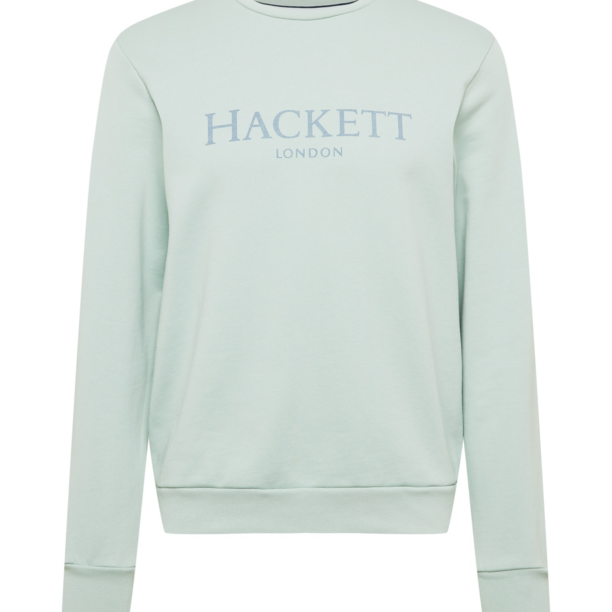 Hackett London Bluză de molton  albastru deschis / verde pastel