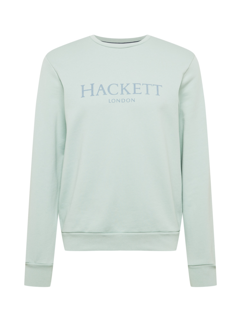 Hackett London Bluză de molton  albastru deschis / verde pastel