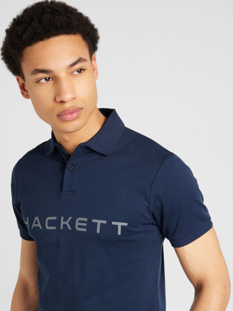 Preţ Hackett London Tricou 'ESSENTIAL'  albastru marin / gri