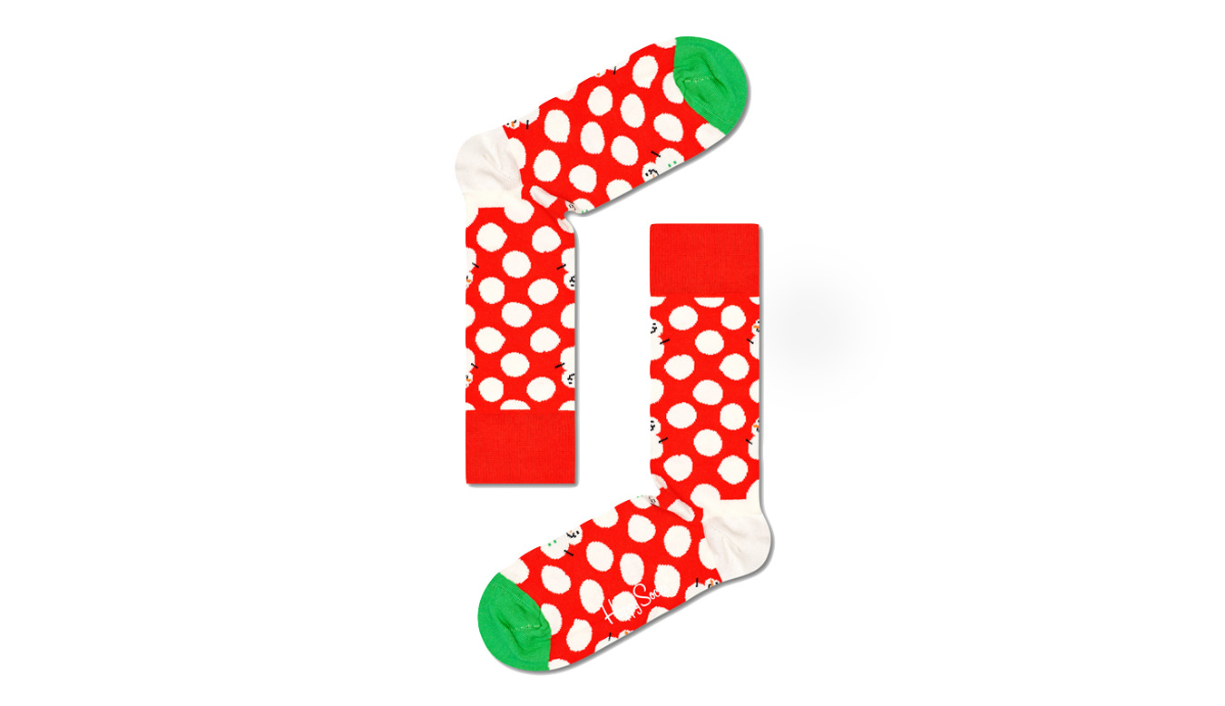 Happy Socks 2-Pack Big Dot Snowman Gift Set preţ
