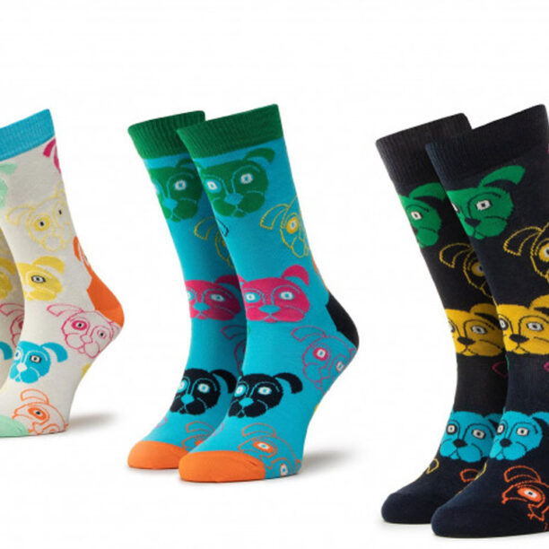 Happy Socks 3-Pack Mixed Dog Socks Gift Set preţ