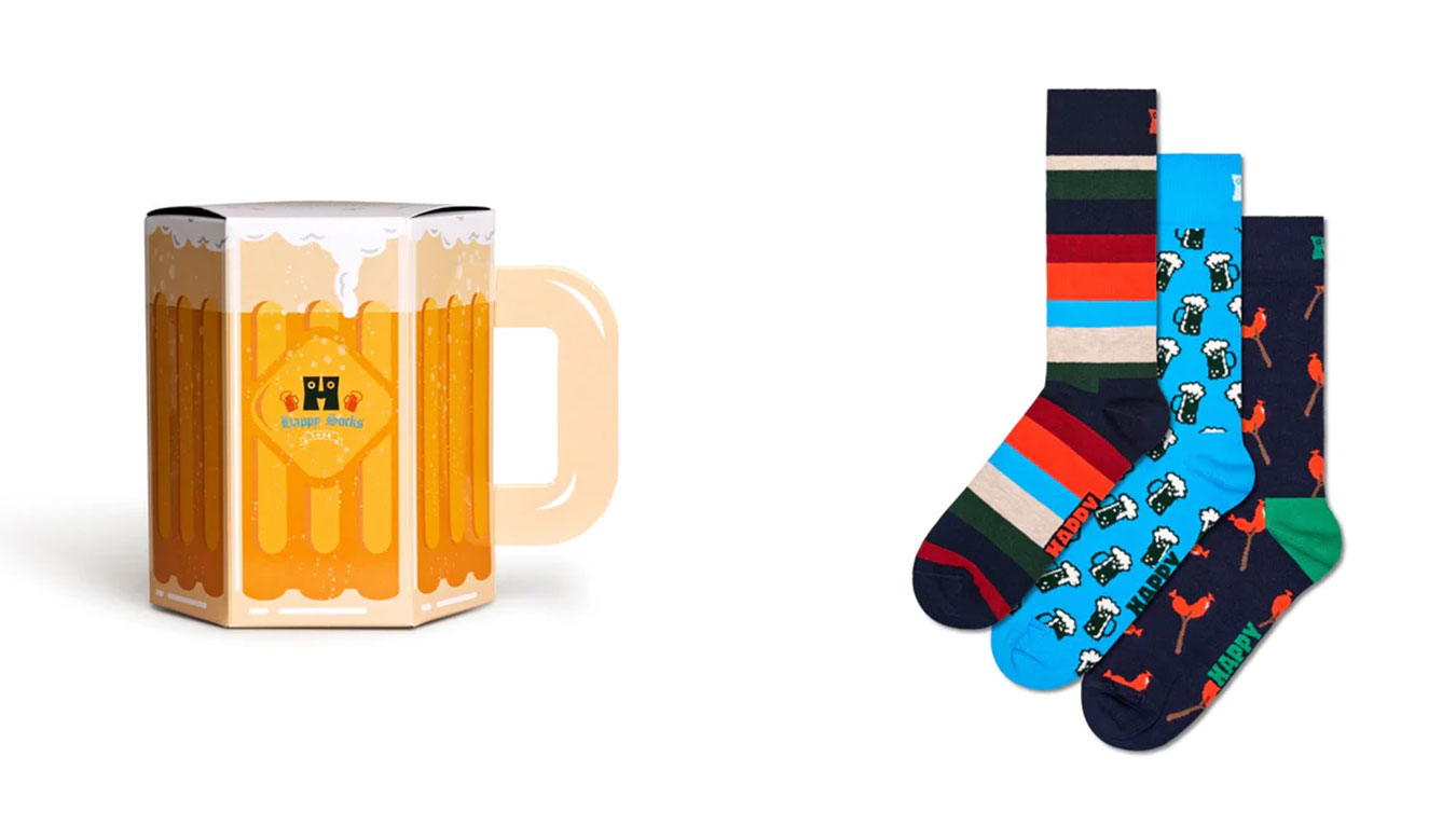 Happy Socks 3-Pack Wurst And Beer Socks Gift Set preţ