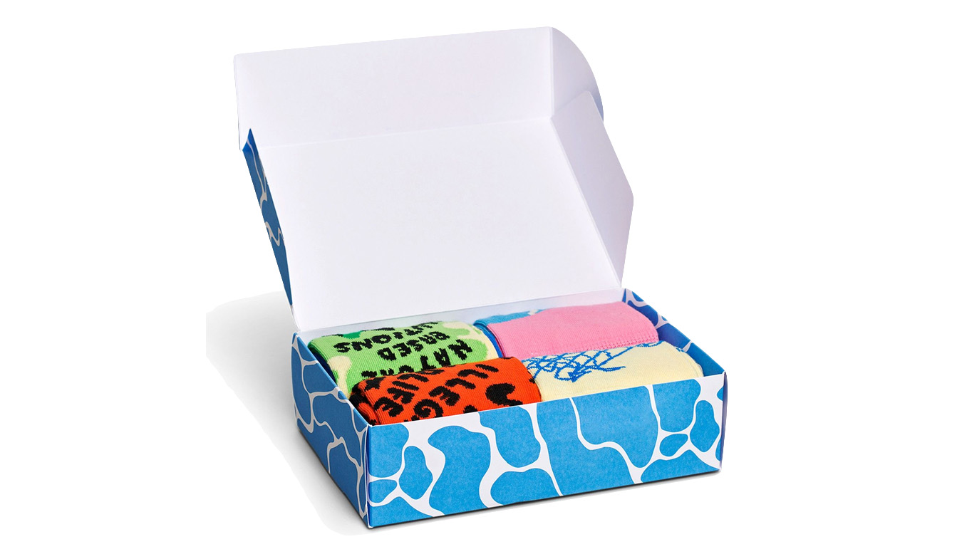 Happy Socks 4-Pack Gift Set preţ