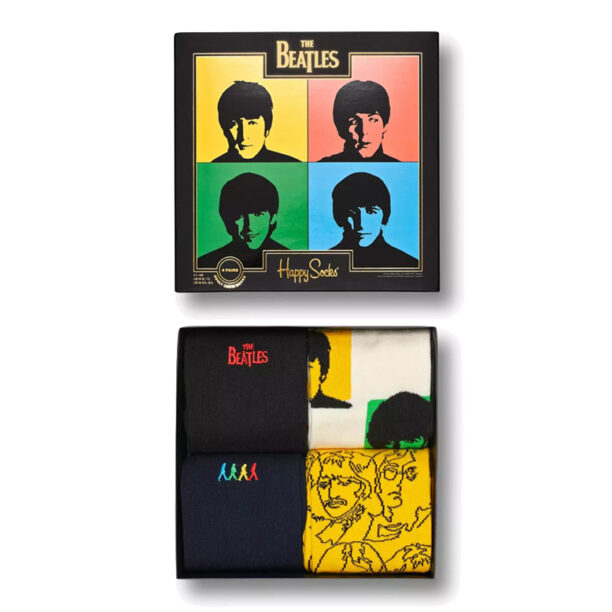 Happy Socks Beatles Gift Box 4 Pack