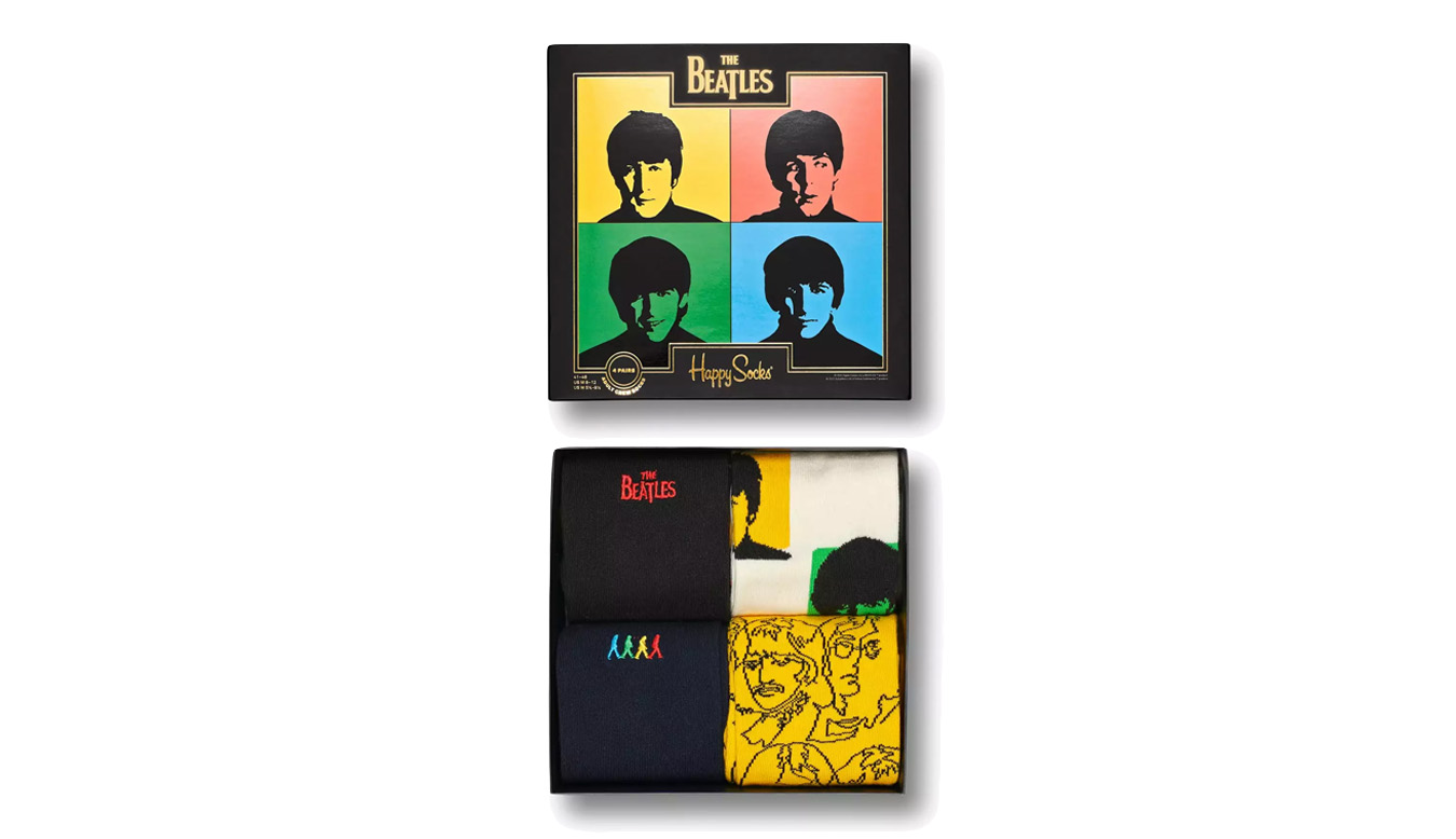 Happy Socks Beatles Gift Box 4 Pack