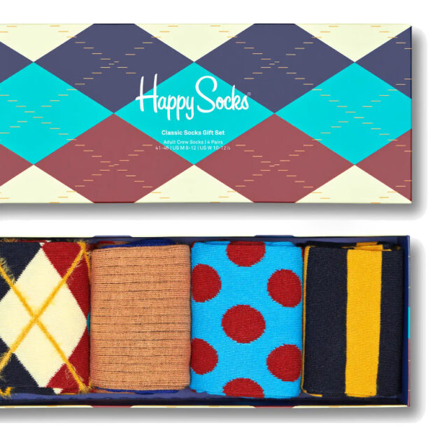 Happy Socks Classics Socks Gift Set 4-Pack