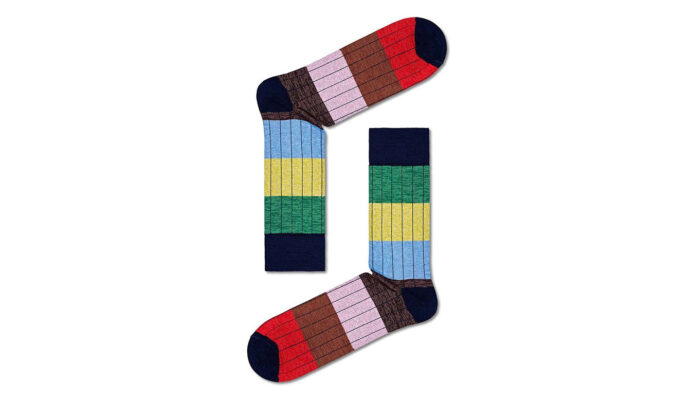 Happy Socks Dressed Multi Stripe Sock