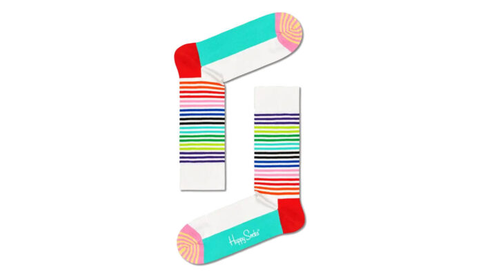 Happy Socks Half Stripe Sock