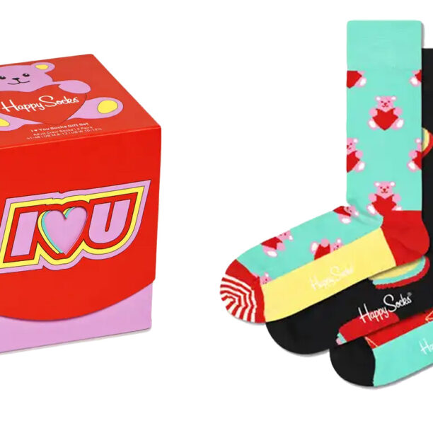 Happy Socks I Love You Socks Gift Set 3-Pack