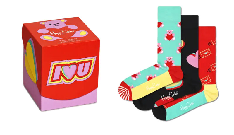 Happy Socks I Love You Socks Gift Set 3-Pack