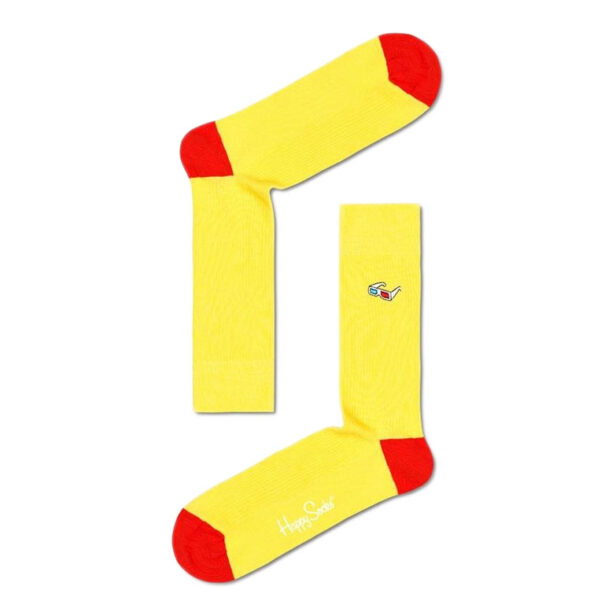 Happy Socks Ribbed Embroidery 3D Glasses