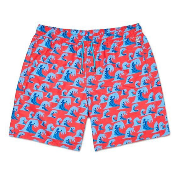 Happy Socks Wave Long Swim Shorts