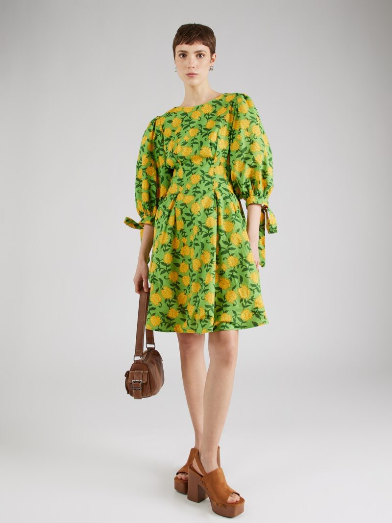 Harper & Yve Rochie  galben / verde / verde deschis / portocaliu deschis