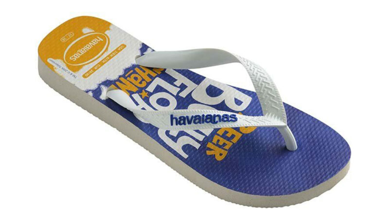 Havaianas Simpsons White Blue