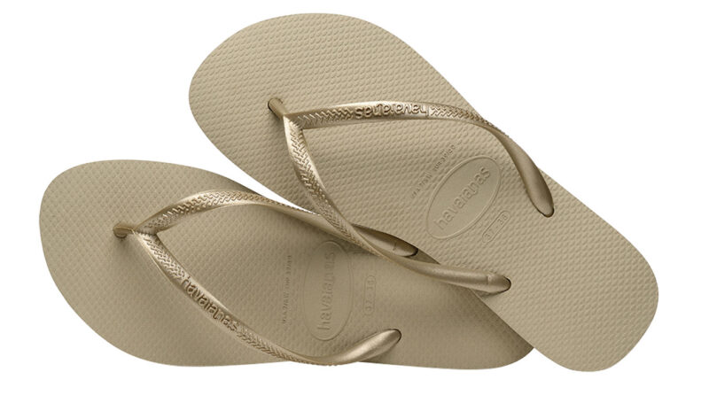 Original Havaianas Slim Sand Grey/Light Golden