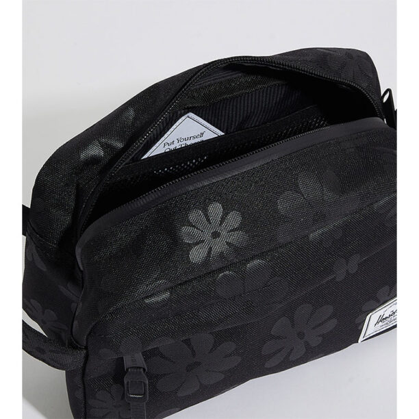 Original Herschel Supply Chapter Travel Kit Black Floral Sun