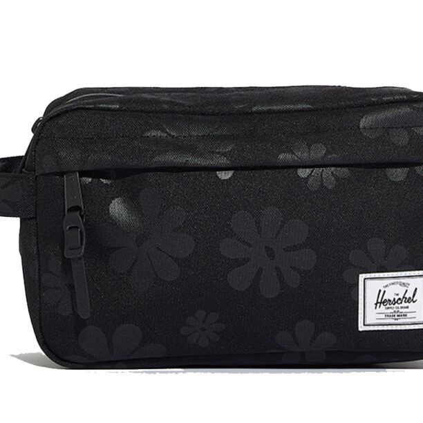 Herschel Supply Chapter Travel Kit Black Floral Sun